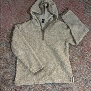 Men's/Woman’s Beige Hoodie Sweater